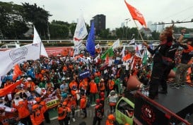 Buruh Minta Presiden Terpilih Prabowo Cabut UU Cipta Kerja