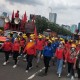 Buruh Demo Besar-besaran, Hindari Jalan Sekitar GBK dan Patung Kuda