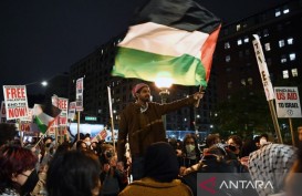 Polisi New York Tangkap 300 Demonstran Pro-Palestina