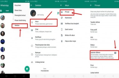 Cara Mematikan Centang Biru Whatsapp di HP Android dan iPhone