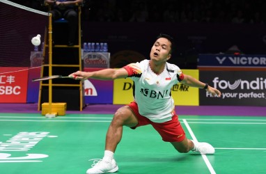 Hasil Semifinal Piala Thomas 2024, Indonesia vs Chinese Taipei, Ginting Kuasai Set Pertama