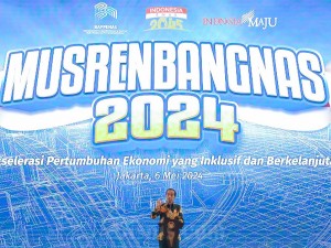 Musrenbangnas 2024 digelar untuk Penyusunan Rencana Kerja Pemerintah (RKP) 2025 yang mengusung tema Akselerasi Pertumbuhan Ekonomi yang Inklusif Berkelanjutan.