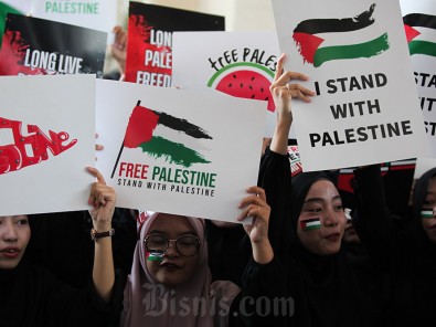 Aksi Mahasiswa Bela Palestina