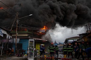 Kebakaran Pasar Raya II Padang
