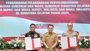 Penandatanganan NPHD, Dana Pengamanan Pilkada Serentak di Sumsel Capai Rp190,1 Miliar