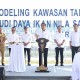 Bey Dampingi Presiden Jokowi Resmikan Modeling Budi Daya Ikan Nila Salin