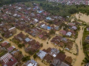 Ratusan Rumah Terendam Banjir di Jambi