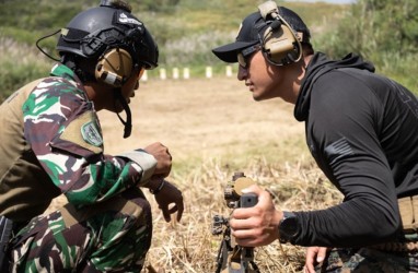 Korps Marinir Indonesia dan AS Gelar Latihan Pengintaian Bersama