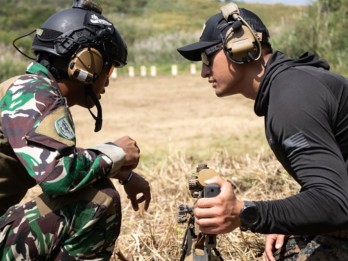 Korps Marinir Indonesia dan AS Gelar Latihan Pengintaian Bersama