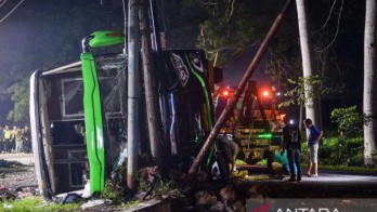 Polisi: Korban Meninggal Kecelakaan Bus di Subang 11 Orang