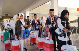 Sebanyak 446 CJH Kloter I Embarkasi Batam Berangkat dari Bandara Hang Nadim
