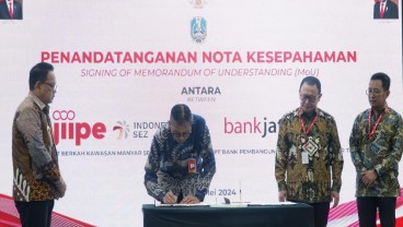 Bank Jatim Kerja Sama Kelola Layanan Jasa Keuangan Kawasan Industri JIIPE