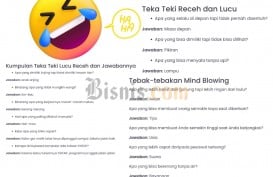 80 Teka Teki Receh, Lucu dan Romantis yang Menghibur