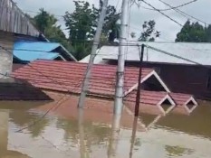 Banjir Mahakam Hulu Mencapai Tinggi Dua Meter, Logistik Dimobilisasi