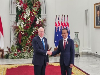 Jokowi Terima Kunjungan Gubernur Jenderal Australia David Hurley di Istana Bogor