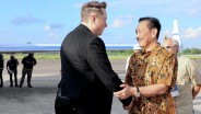 Luhut Jemput Elon Musk di Ngurah Rai Bali