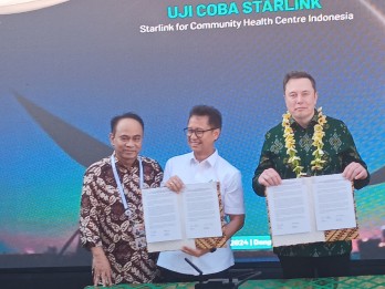 Elon Musk Resmikan Pemasangan Starlink di Puskesmas Denpasar, Bali