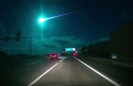 Viral! Meteor Lintasi Portugal dan Spanyol, Langit Mendadak Terang