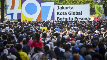 Pencanangan HUT ke-497 Jakarta di Bundaran HI