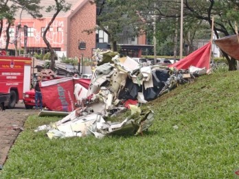Polisi Ungkap Rute Awal Pesawat yang Jatuh di BSD: Tanjung Lesung ke Pondok Cabe
