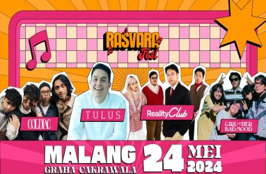 Penyanyi Papan Atas Tulus Semarakkan Rasvara Festival 2024 di Malang