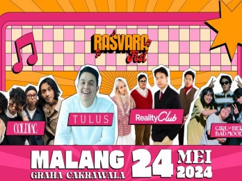Penyanyi Papan Atas Tulus Semarakkan Rasvara Festival 2024 di Malang