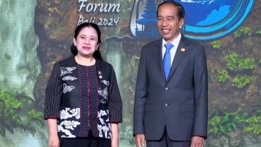 Momen Jokowi dan Puan Maharani "Semringah" di World Water Forum 2024