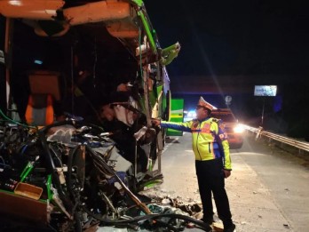 Kecelakaan Bus Rombongan SMP di Tol Jombang, Saksi Lihat Bus Sempat Oleng