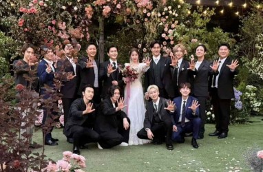 Momen Langka 15 Anggota Super Junior Kumpul di Pernikahan Ryeowook