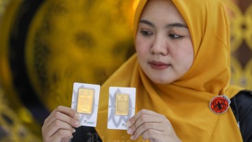 Harga Emas Antam di Pegadaian Hari Ini Tertahan di Rp1,3 Juta per Gram