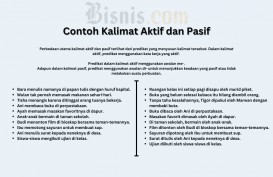 Contoh dan Perbedaan Kalimat Aktif dan Pasif dan Pengertiannya