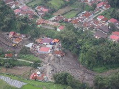 Peledakan Batu Material Bencana Alam Sumbar Libatkan Tim Tambang Semen Padang