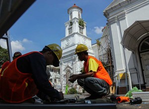 Kementerian PUPR Lakukan Program Rehabilitasi Gereja Immanuel di Semarang