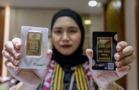 Harga Emas Antam Meroket Rp5.000 per Gram, Dekati Rekor Tertinggi