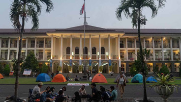Mahasiswa UGM Gelar Kemah Keprihatinan UKT