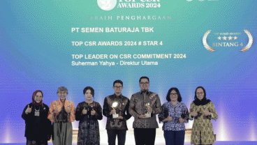 Melalui Bisnis Berkelanjutan, Semen Baturaja Raih Penghargaan TOP CSR Awards 2024
