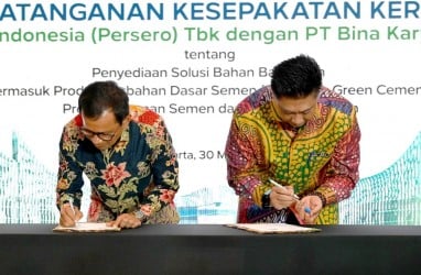 SIG & Bina Karya Kerja Sama Penyediaan Green Cement untuk Proyek IKN