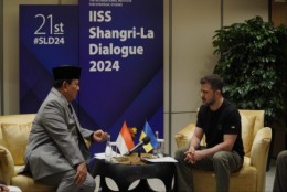 Potret Pertemuan Prabowo dan Zelensky di Singapura