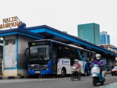 Puluhan Kendaraan Terjaring Razia di Jalur Transjakarta Jatinegara
