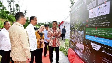 Jokowi Groundbreaking Nusantara Sustainability Hub IKN, Kolaborasi Pertamina-Bakrie Grup