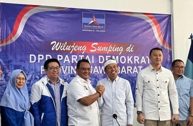 Sambangi Demokrat Jabar, Dedi Mulyadi Didoakan Dapat Tiket Pilgub 2024