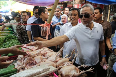Menteri Perdagangan Sidak Pasar Tradisional di Semarang
