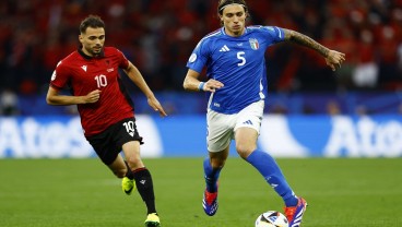 Hasil Euro 2024 Italia vs Albania: Seru! Tempo Tinggi, Gli Azzurri Unggul 2-1 (Menit 17)