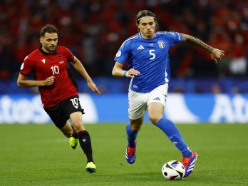 Hasil Euro 2024 Italia vs Albania: Seru! Tempo Tinggi, Gli Azzurri Unggul 2-1 (Menit 17)