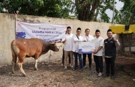 Hari Raya Iduladha, Telksomsel Salurkan 103 Sapi dan 607 Kambing Kurban