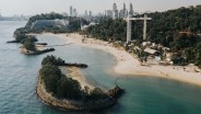 Pantai Sentosa Singapura Ditutup Imbas Kena Tumpahan Minyak