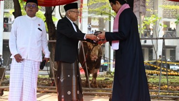 Wapres Maruf Senang Banyak Nonmuslim Berkurban di Masjid Istiqlal