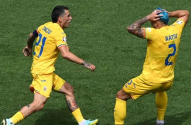 Hasil Rumania vs Ukraina Babak Pertama: Tim Biru-Kuning Dibungkam 1-0