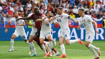 Hasil Belgia vs Slovakia, 17 Juni: Gol Schranz Bawa Si Elang Memimpin di Babak 1