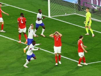 Hasil Austria vs Prancis Babak Pertama: Tim Ayam Jantan Unggul Berkat Gol Bunuh Diri